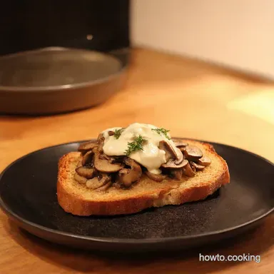 Creamy Mushroom Toast Elevate Brunch with My Dreamy Recipe Recipe Card
