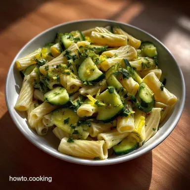 Cucumber Pasta Salad: Creamy Lemon Dill Recipe