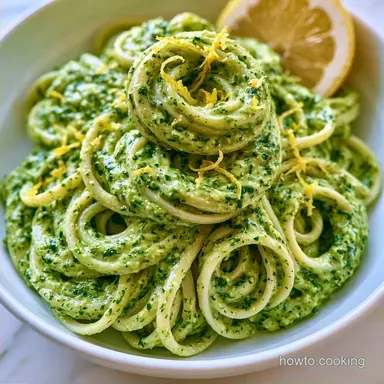 Creamy Lemon Pesto Pasta in 25 Minutes