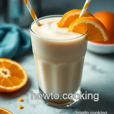 Easy Creamy Orange Creamsicle Smoothie: A Refreshing Delight Recipe Card