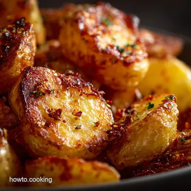 Crispy Air Fryer Potatoes Ultimate Golden Crunch Roasties Recipe Card