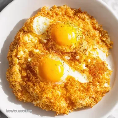 Viral Crispy Feta Fried Eggs My Easy Nest Recipe