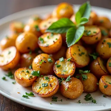 Crispy Garlic Herb Roasted Potatoes My Secret Recipe