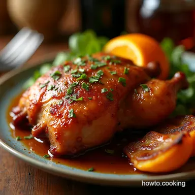 Classic Roast Duck with a Sticky Zesty Orange Glaze Recipe Card