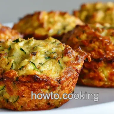 Crispy * Parmesan zucchini potato muffins: A Savory Delight!