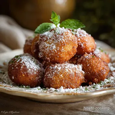 Italian Christmas Appetizers: Crispy Ricotta Fritters (Zeppole Salate)