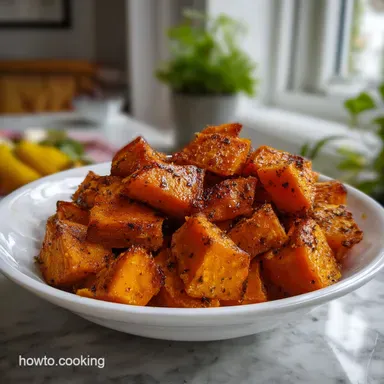 Crispy Roasted Sweet Potatoes: Ultimate Crunch Recipe Recipe Card