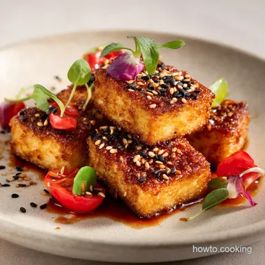 Baked Tofu: The Ultimate Crispy Sesame-Ginger Recipe Recipe Card