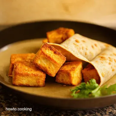 Crispy Sesame Tofu Wraps My Quick Tofu Wrap Hack Recipe Card