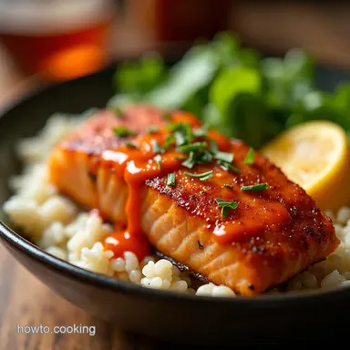 Crispy Salmon Rice Bowl Recipe Ready in 25 Mins Recipe Card