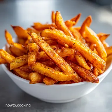 Crispy Yam Fries Recipe: Baked & Golden (30 Min) Recipe Card