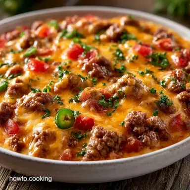Crock Pot Cheese Dip with Velveeta Recipe Card