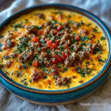Rotel Dip with Ground Beef