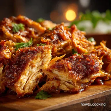 Easy Crockpot Chicken Mole A Flavour Fiesta in Your Slow Cooker Recipe Card