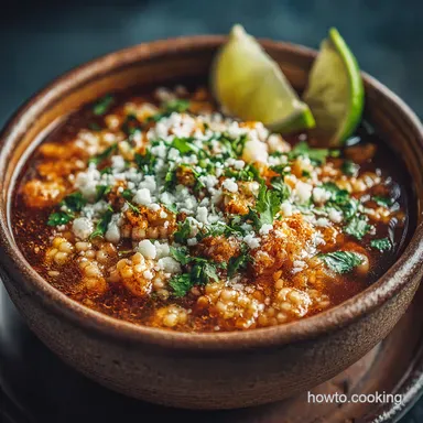 Mexican Street Corn Soup Crockpot Elote Comfort Food Recipe Card