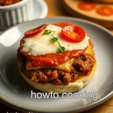 Delicious Slow Cooker Crockpot Pizza Burgers – Family Favorite! Recipe Card