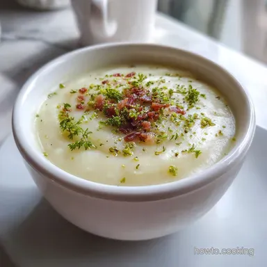 Crockpot Potato Soup - Creamy & Loaded for 4 Hours Recipe Card