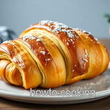 Croissant Bread Loaf: Easy Flaky Bread Recipe