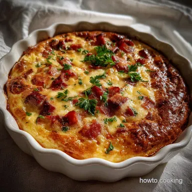 Crustless Quiche Lorraine: Velvety Custard, Zero Crust