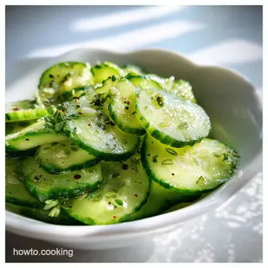 Cucumber Salad in 15 Minutes: Crisp & Zingy Recipe Card
