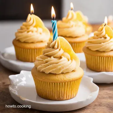 Cupcake Birthday Cake Easy Pull Apart Celebration Recipe Card
