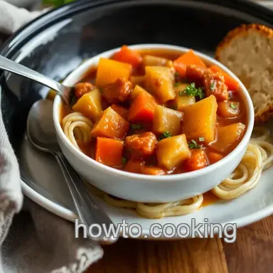 How to Make Dairy-Free Slow Cooker Vegetable Stew: A Cozy Comfort Recipe Card