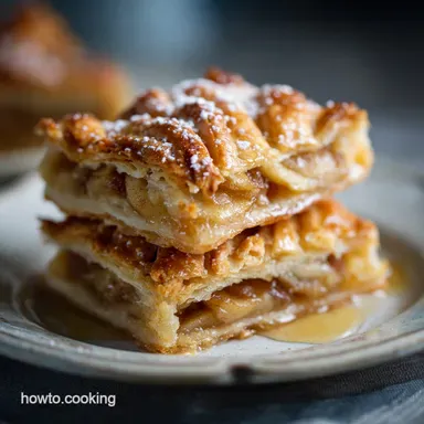 Danish Pastry Apple Pie Bars The Quick Flaky Recipe Recipe Card