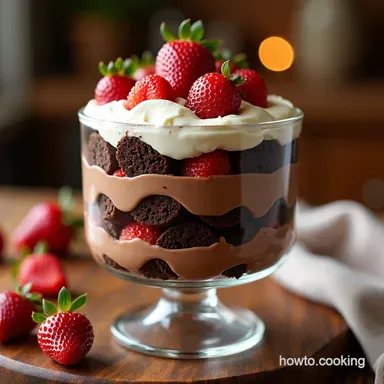 Death by Chocolate Brownie Trifle Showstopper Easy Trifle Recipe Recipe Card