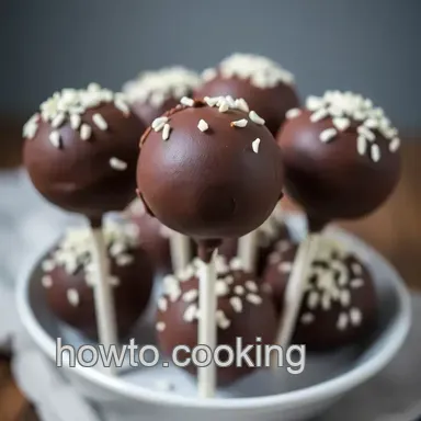 Decadent Chocolate Cake Pop Recipe: Easy, Irresistible Delights Recipe Card