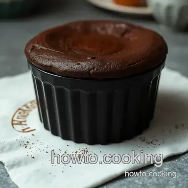 Decadent Chocolate Soufflé Recipe: A Timeless Sweet Treat Recipe Card