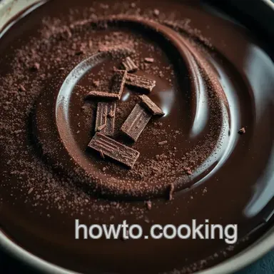 Decadent Double Chocolate Ganache: Easy Chocolate Ganache with Chocolate Recipe Card