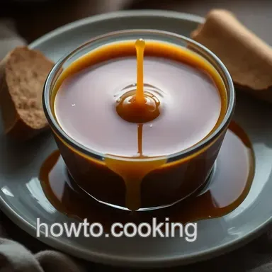 Decadent Salted Caramel Sauce Recipe: A Sweet Indulgence for Desserts Recipe Card