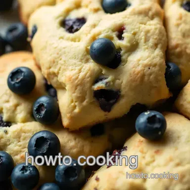 Easy Blueberry Scones with Frozen Blueberries: A Family Favorite! Recipe Card