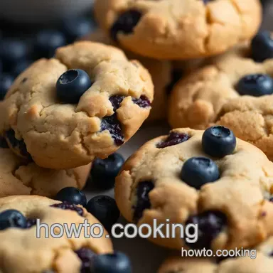 Delightful Blueberry Cookies: A Sweet Summer Treat presentation