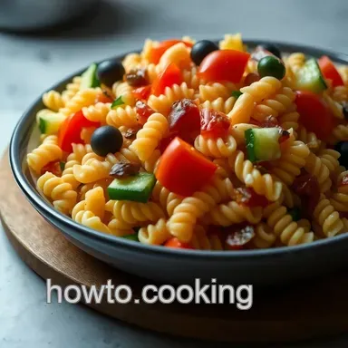 Delightful Rotini Pasta Salad: A Refreshing Summer Favorite Recipe Card