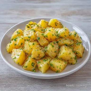 Dill Pickle Potato Salad for 8 Servings Recipe Card