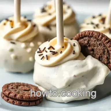 Delicious Dip Chocolate Cookies and Cream Cake Pops: A Fun & Easy Treat!