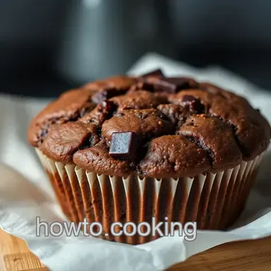 Double Chocolate Chunk Muffins: A Right Royal Treat!