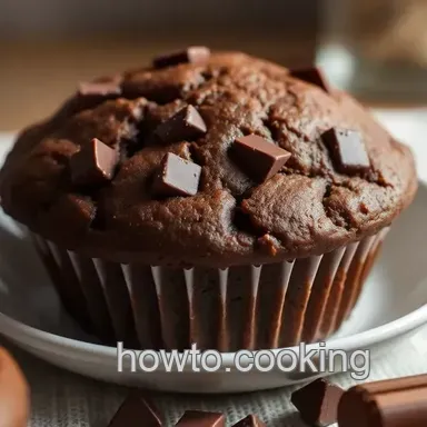 Double Chocolate Chunk Muffins: Best Easy Recipe!