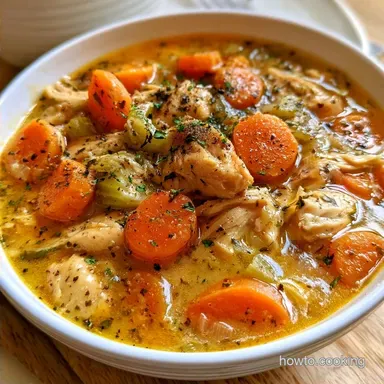 Dutch Oven Chicken Soup for 6 Servings