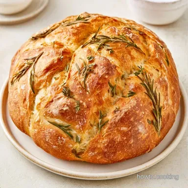 Dutch Oven Herb Bread with Rosemary Recipe Card