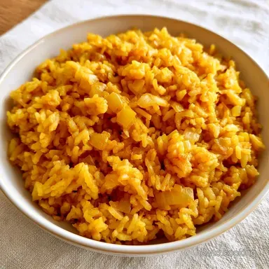 Baked Mexican Rice for 8 Servings Recipe Card