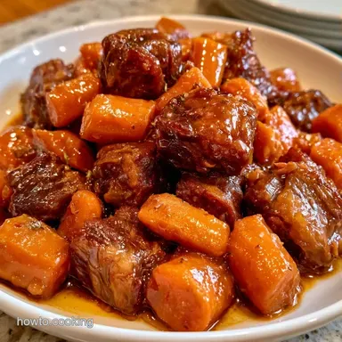 Dutch Oven Short Ribs for 8 Servings Recipe Card