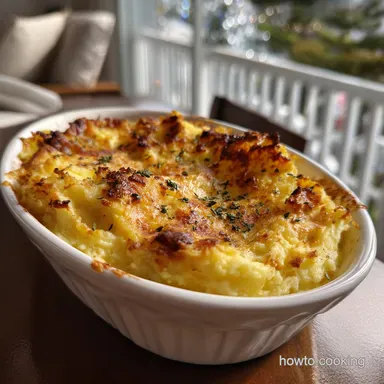 Easy Baked Mashed Potatoes: Crispy Baked Casserole