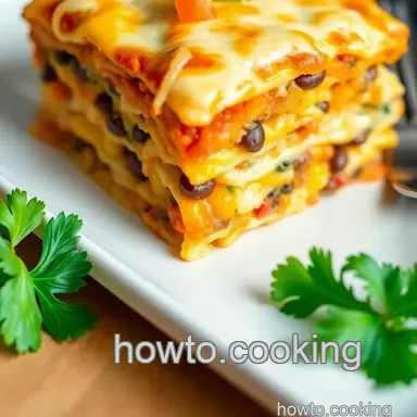 Easy Baked Taco Lasagna: A Delightful Layered Dish for Family Dinners Recipe Card