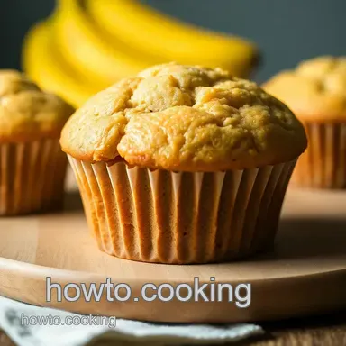 Easy & Moist Banana Muffins Recipe Easy: Perfect For Breakfast Recipe Card