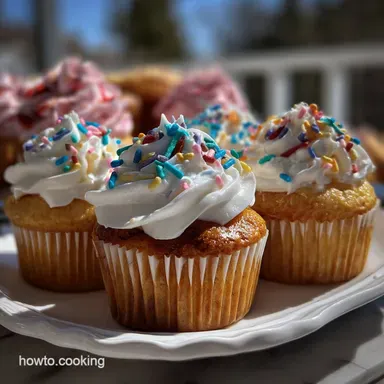 Beach Party Cupcakes: Velvety Crumb, Humidity Proof Recipe Card