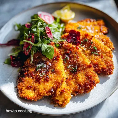 Chicken Milanese Recipe: Crispy Cutlets in 25 Min Recipe Card