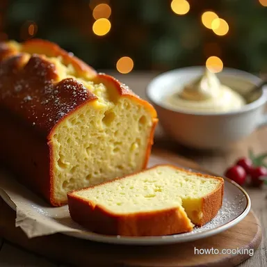 Foolproof Christmas Eggnog Bread Recipe with Rum Glaze Recipe Card