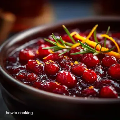 Cranberry Sauce Recipe with Orange: The Zesty Easy Festive Essential Recipe Card
